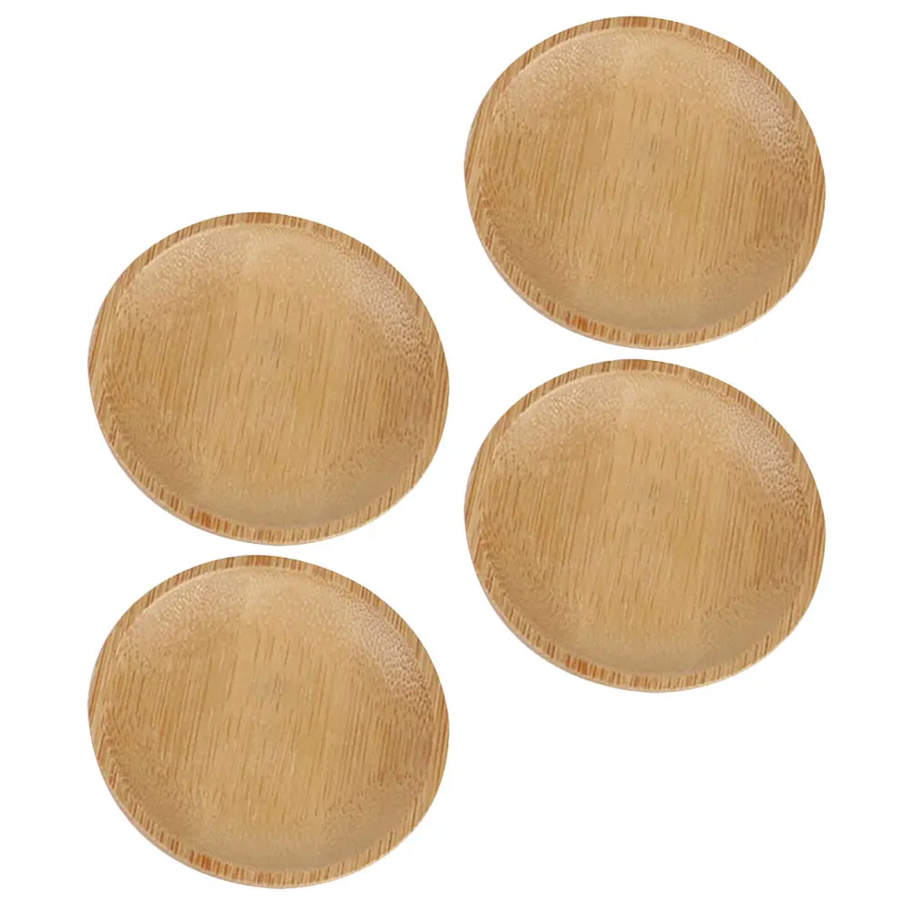 

4 Pcs Small Plates Soy Sauce Dish 7 5x7 5cm Japanese Soy Sauce Dishes Dipping Bowls Serving Wooden Snack Bowls