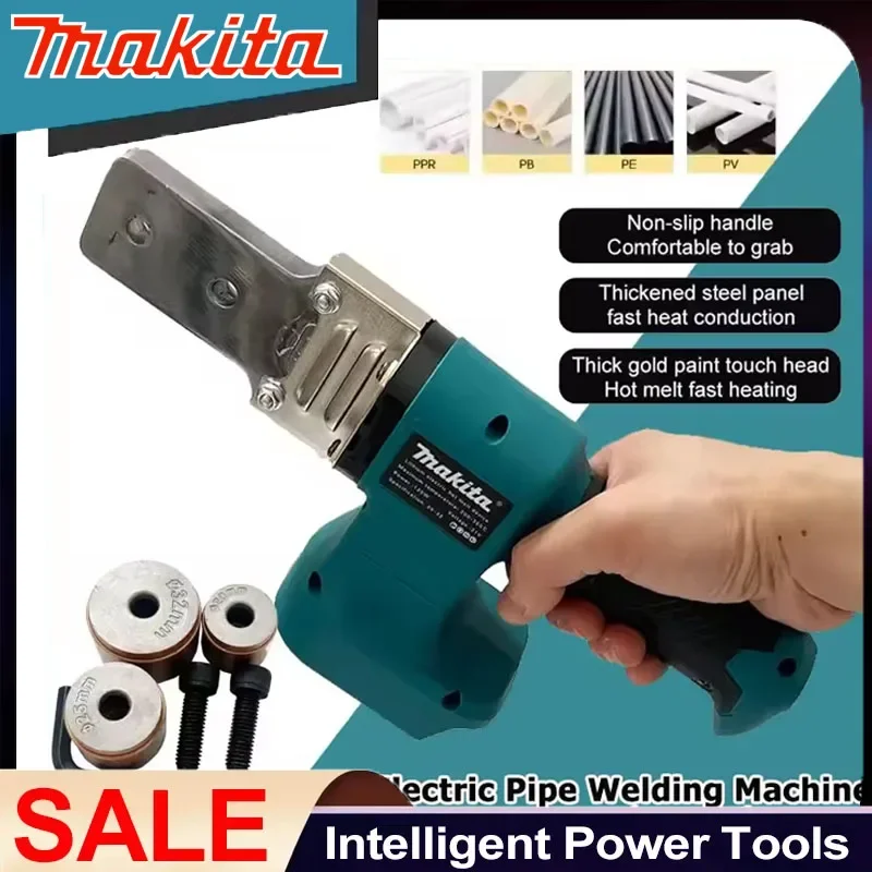 

Makita Welding Electric Pipe Machine Cordless Fuser PPR PE Soldering Iron Plastic Tube PP Heating Hot Melt No Battery