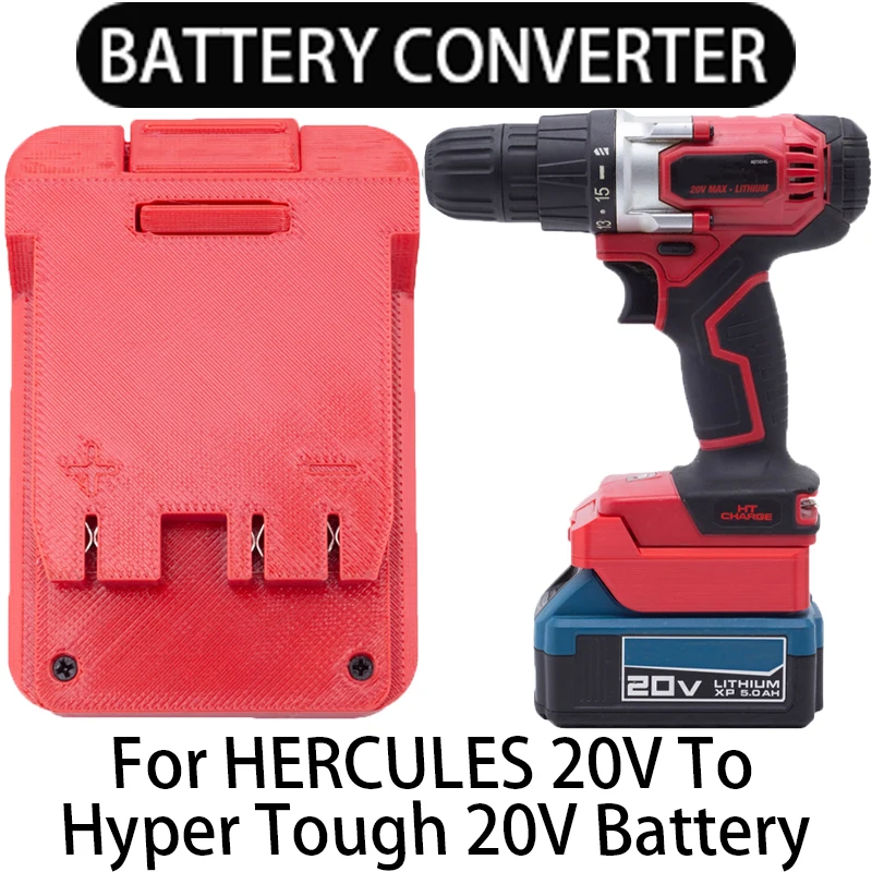 

Battery Converter for Hyper Tough 20V Li-Ion Tool to HERCULES 20V Li-Ion Battery Adapter Power Tool Accessories