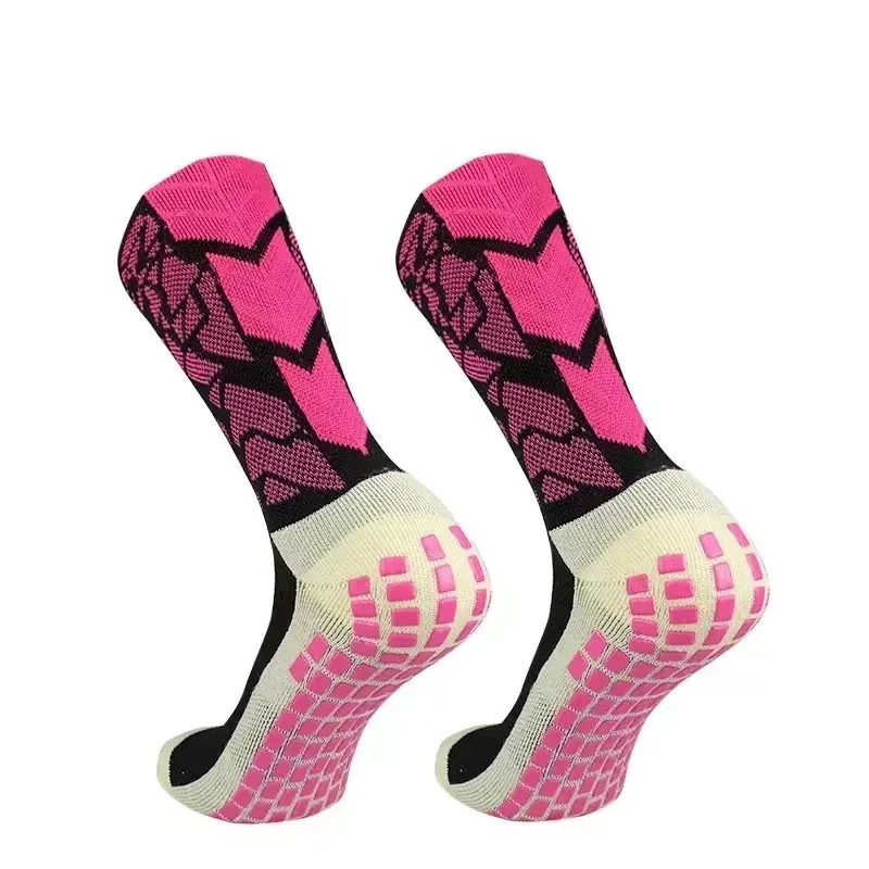 New Camo Outdoor Sports Breathable Sweat-Wicking Soccer Socks Competition Training Non slip Silicone Football Socks