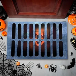 VIKAMA Halloween 3D Visual Clown Floor Mat Horror Movie Clown Area Easy Clean Rug Home Decor Indoor and Outdoor Welcome Doormat