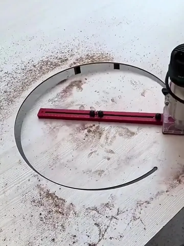 4 in 1 Router Milling Groove Bracket-Cabinet Hardware Jig Aluminum Router Circle