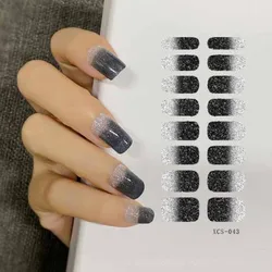 Autocollants pour Ongles à Paillettes, Couverture Complète, Auto-Adhésifs, Imperméables, pour Manucure