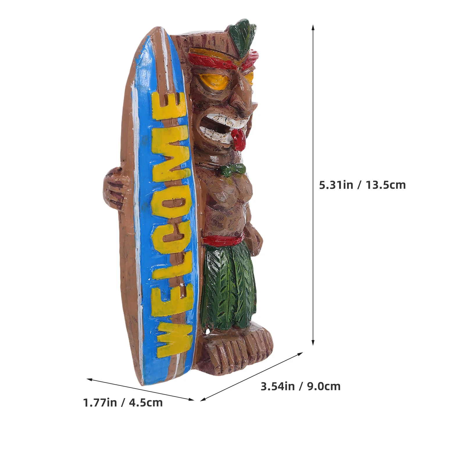 الراتنج هاواي زخرفة الزخرفية الراتنج الفن الحرفية للمنزل مكتب عمل غرفة نوم سطح المكتب الديكور والمقتنيات