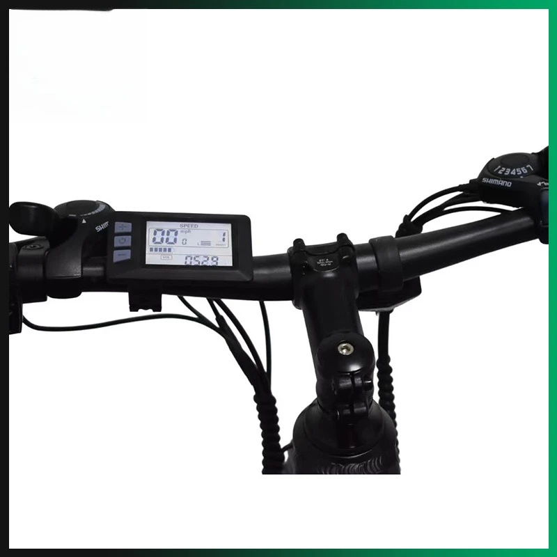 LCD-P3H Lithium-Powered Digital Dashboard for Electric Scooter and Mountain Bike Clear LCD Instrument Cluster for Two-Wheel EVs
