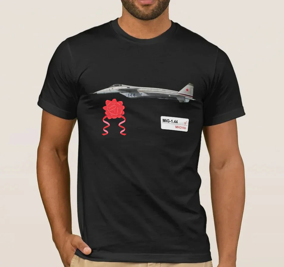 Russian Aerospace Force Mig 1.44 Fifth Generation Fighter T-Shirt. Summer Cotton Short Sleeve O-Neck Mens T Shirt New S-3XL