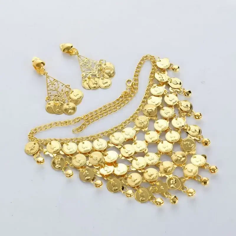 Donne Danza Del ventre Wrap Bellydance Coin Belt velluto Tribal Dance Costume Danza Del Vientre Danza Del ventre Hip sciarpa