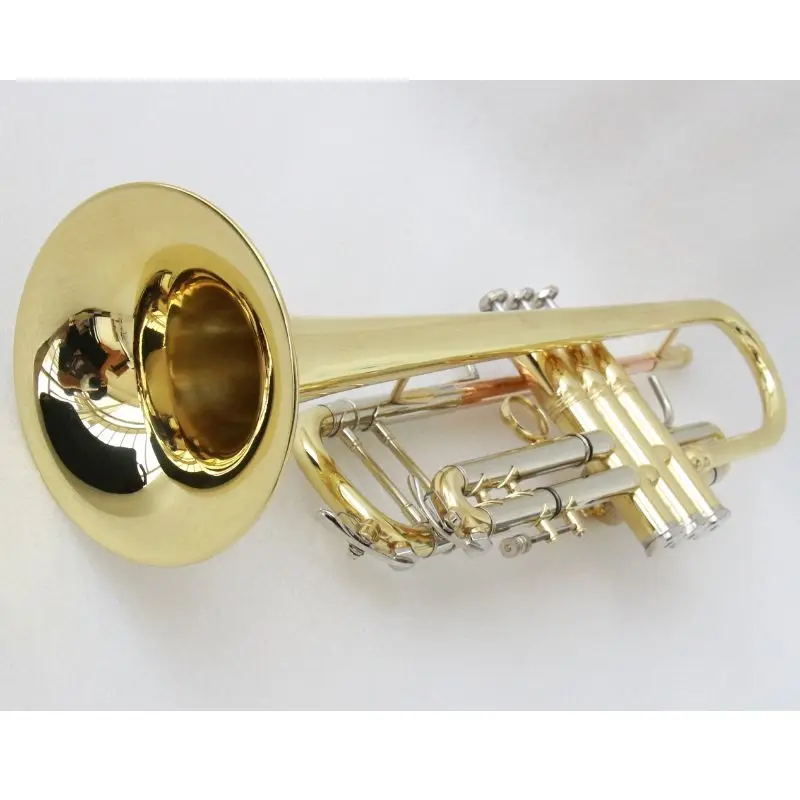 

Bb Key Famous Brand Style Trumpet Gold Lacquer Trumpet With Accessories And Bag Brass Wind Musical Instrument For Beginners