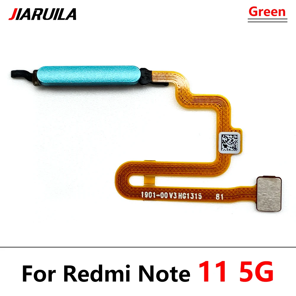 Nowy Kabel Flex z Czytnikiem Linii Papilarnych, Przyciskiem Home, Przyciskiem Powrotu i Przyciskiem Menu do Xiaomi Redmi Note 11 Pro 5G / Note 11 4G / 11 Pro Plus — zdjęcie produktu 5