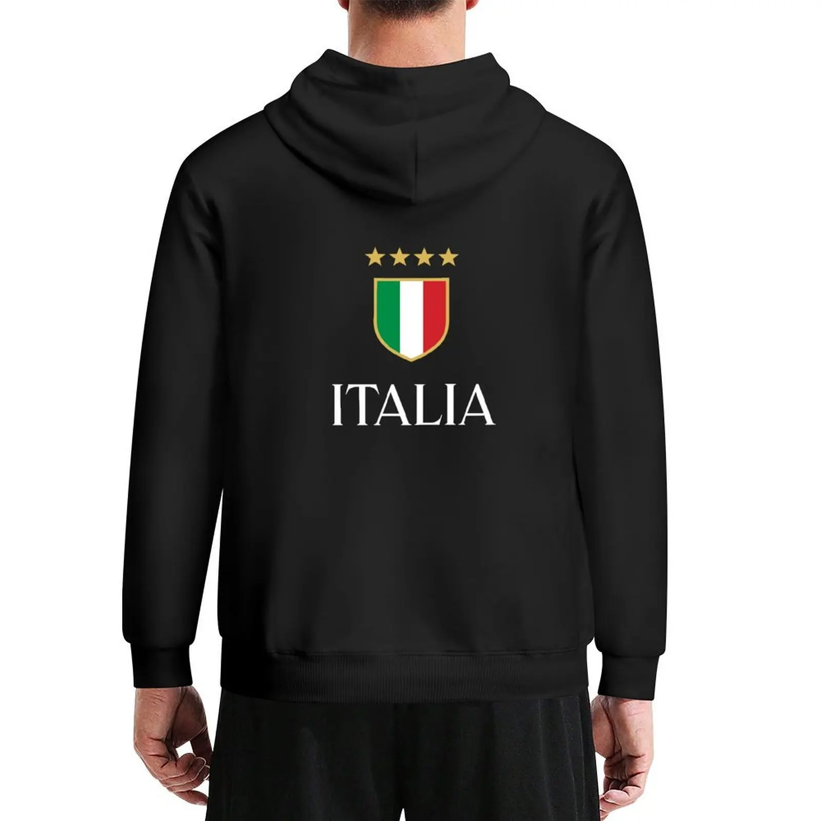 

Italia White Hoodie men's sweat-shirt set mens designer clothes korean style clothes korean clothes graphic hoodies