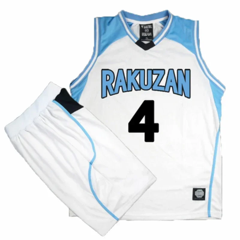 

Akashi Seijuro Basuke Anime Kuroko No Basket Cosplay Set Sport Jerseys Basketball Costume Rakzan High School MN1
