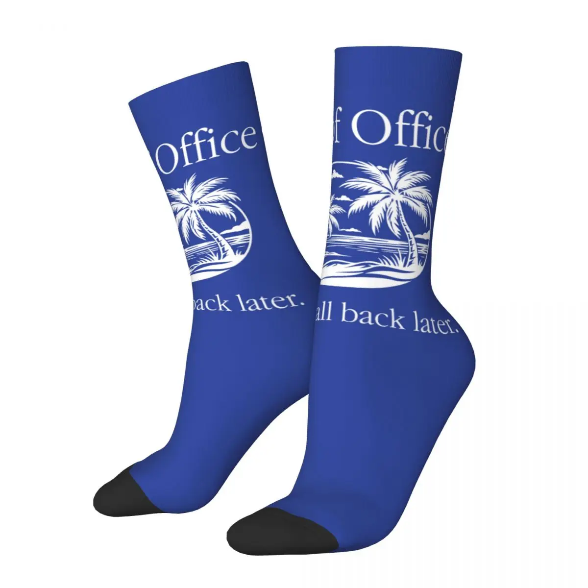 Out Of Office Please Call Back Later Sock Printed Man Polyester