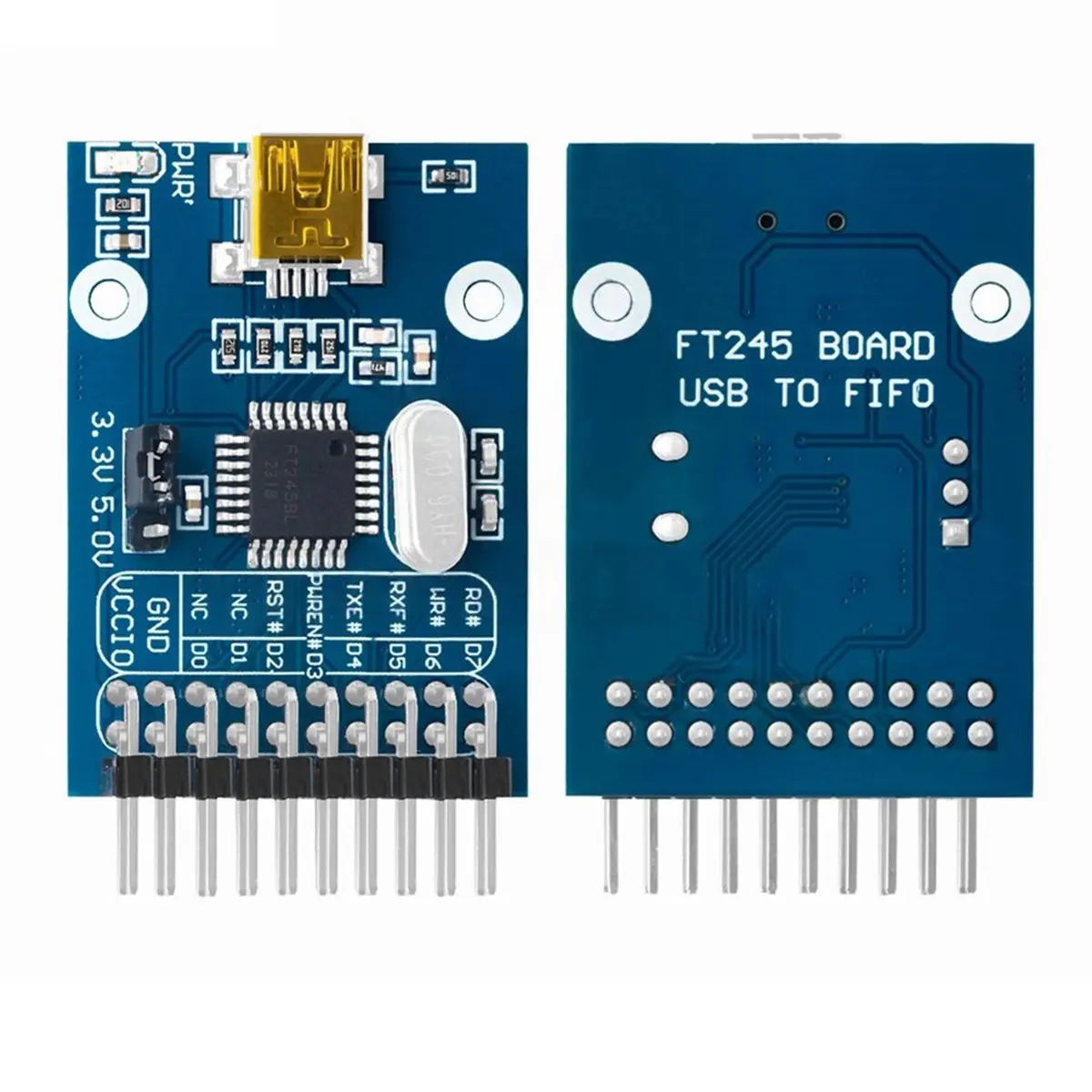 Módulo USB FT245 USB para Paralelo FIFO FT245R FT245RL Placa de Interface USB para Microcontrolador Compatível Kit DIY
