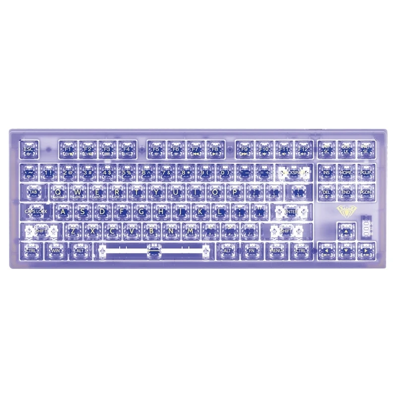 Popular wholesale  AULA F2183 RGB Wireless Keyboard with2000mAh large-capacity lithium battery with  87 keys compact layout