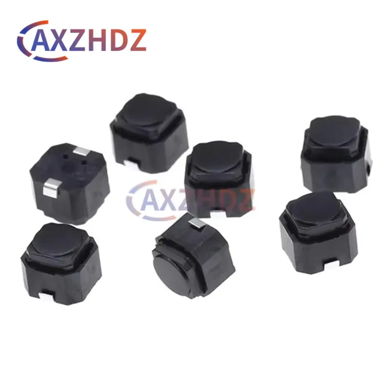 50PCS Tact Switch 6*6*5MM Mute Switch Silicone Keypad Push Button Switch 6X6X5 MM 2Pins Silent Switches