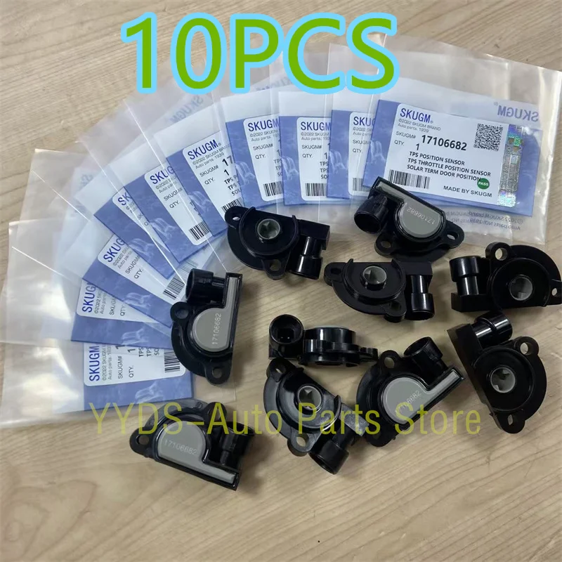 （10pcS）TPS Throttle Position Sensor 17106682- For Buick Excelle Daewoo-Lanos Nubira Kalos Lacetti Pontiac Vauxhall Opel Astra