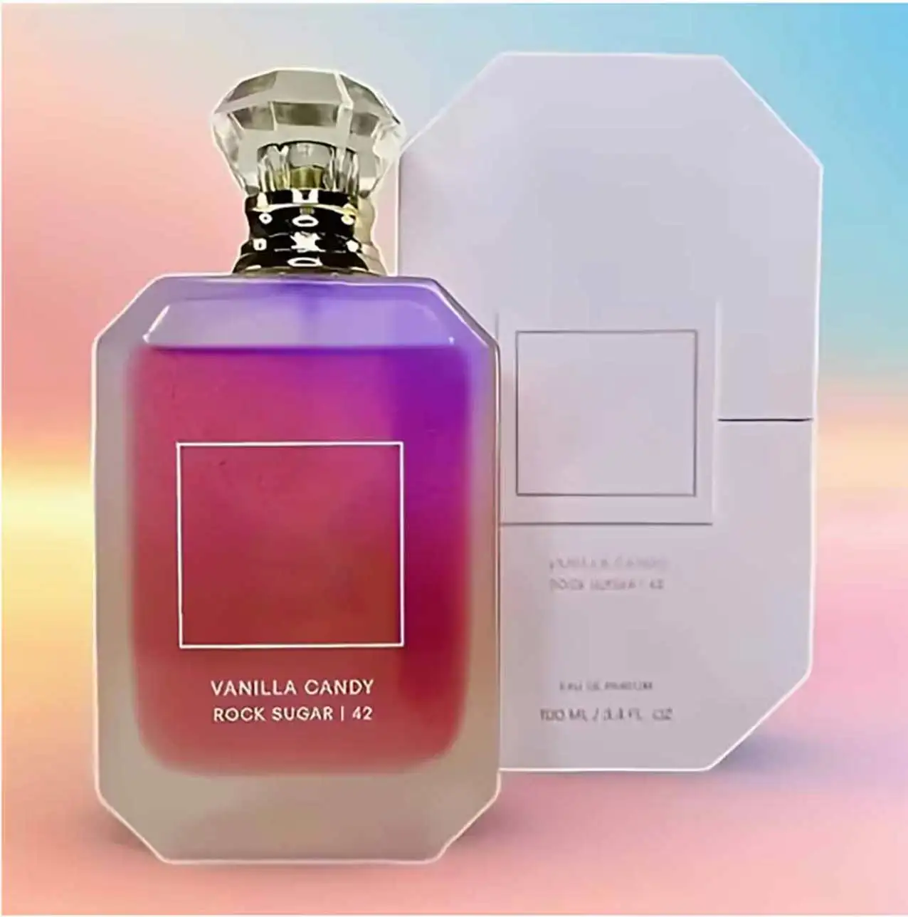 KA'Y Grass Candy Rock Candy 42 Women's perfume spray 3.4oz/100ml, sweet vanilla fruit wood fragrance, suitable for daily parties