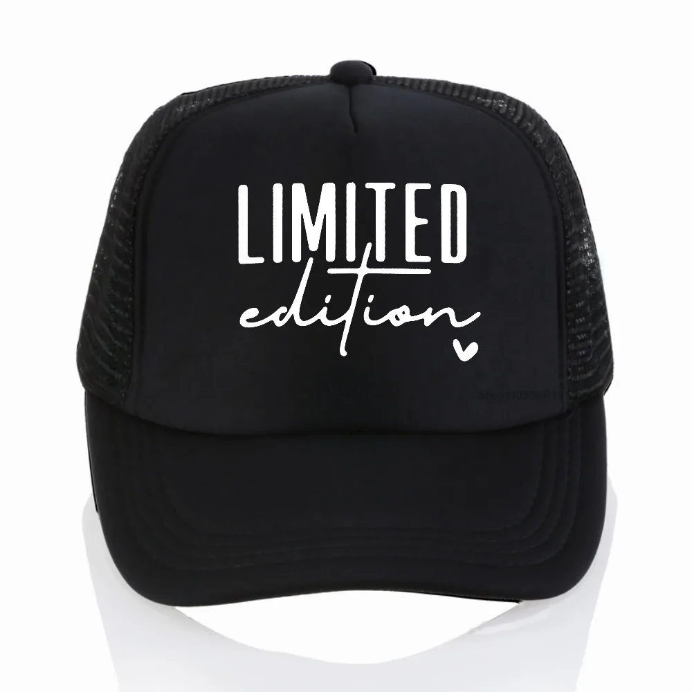 

LIMITED EDITION letter print baseball cap summer outdoor mesh breathable adjustable hat fashion casual unisex cool Sunscreen Hat