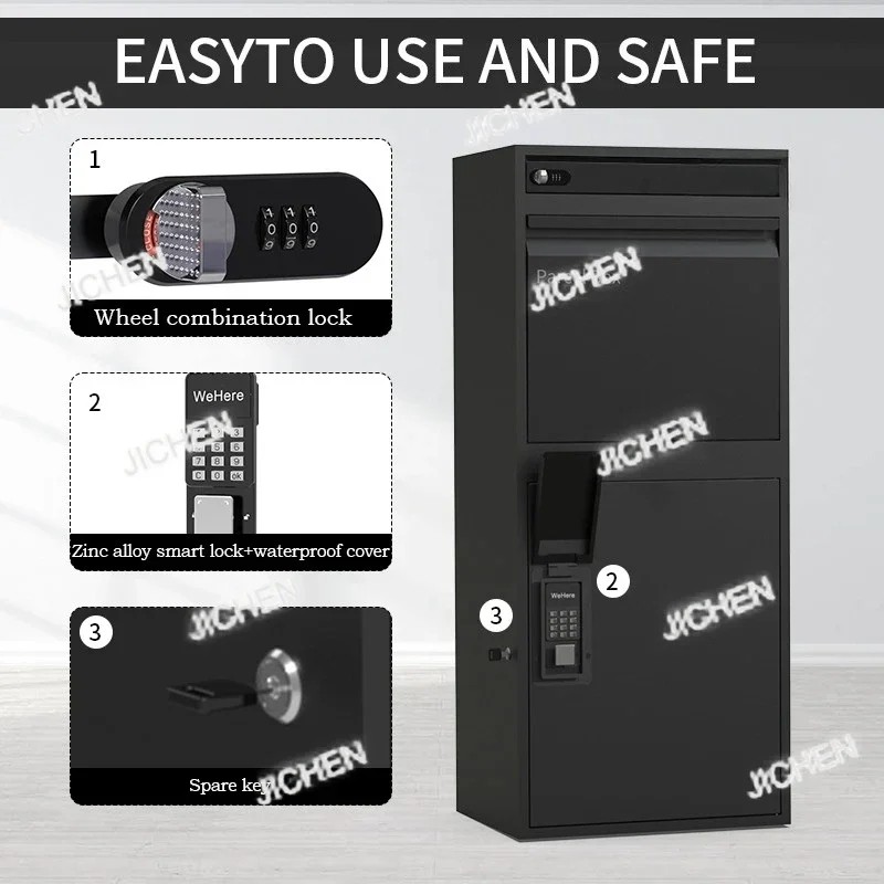 대형 스마트 우편함 신문 투입함 소포 배달함 야외 우편함