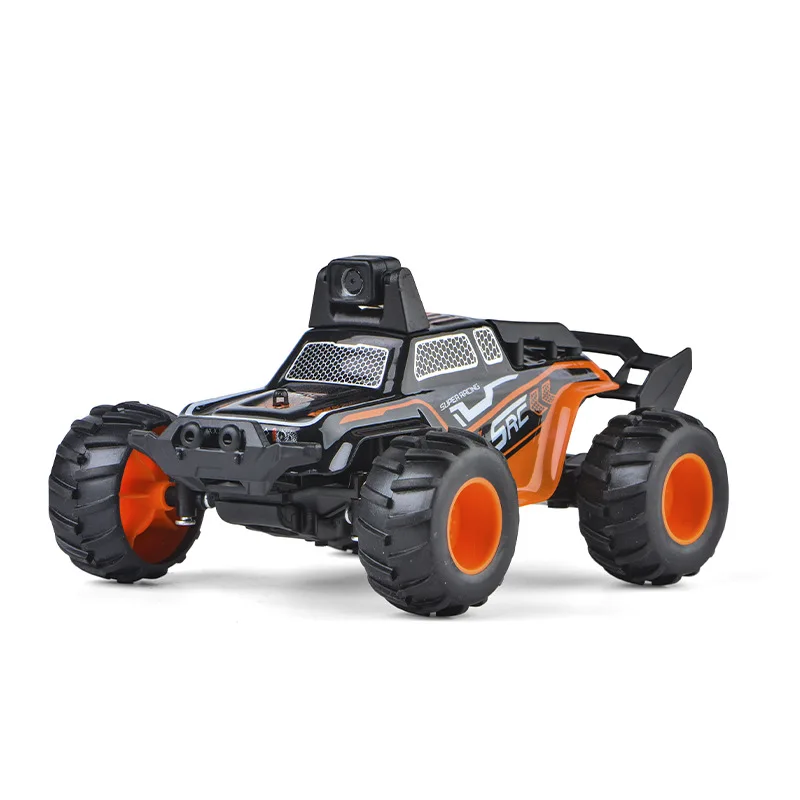 1:32 HD Camera 2WD Remote Control Off-Road Car 2.4G Strong Shock Absorber WIFI FPV Video Camera Dual LED Light High Speed RC Car