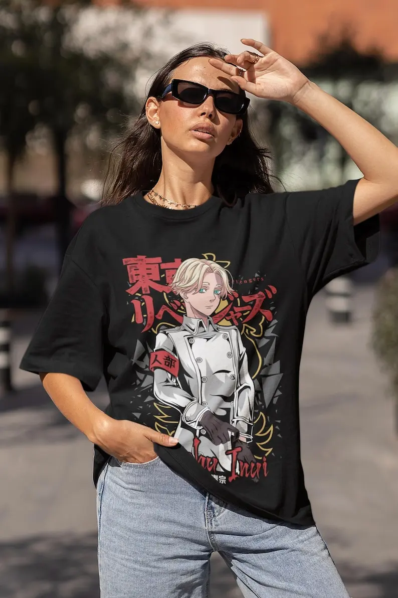 Urban Gang Era Unisex T-shirt - Anime Japanese Design, Otaku Apparel, Modern Tokyo Style,