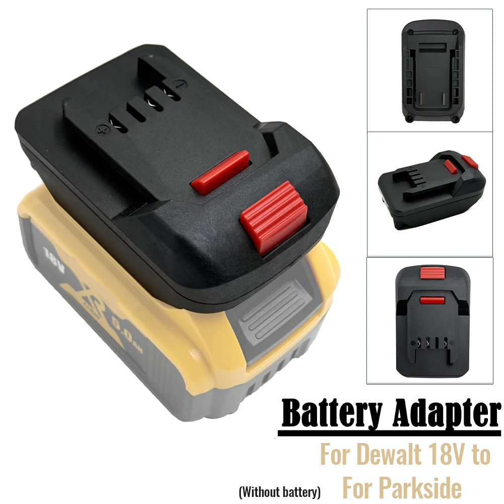 

Адаптер-переходник для литиевых аккумуляторов Dewalt 18V на инструменты Lidl Parkside 20V Li-Ion, аксессуары для электроинструментов