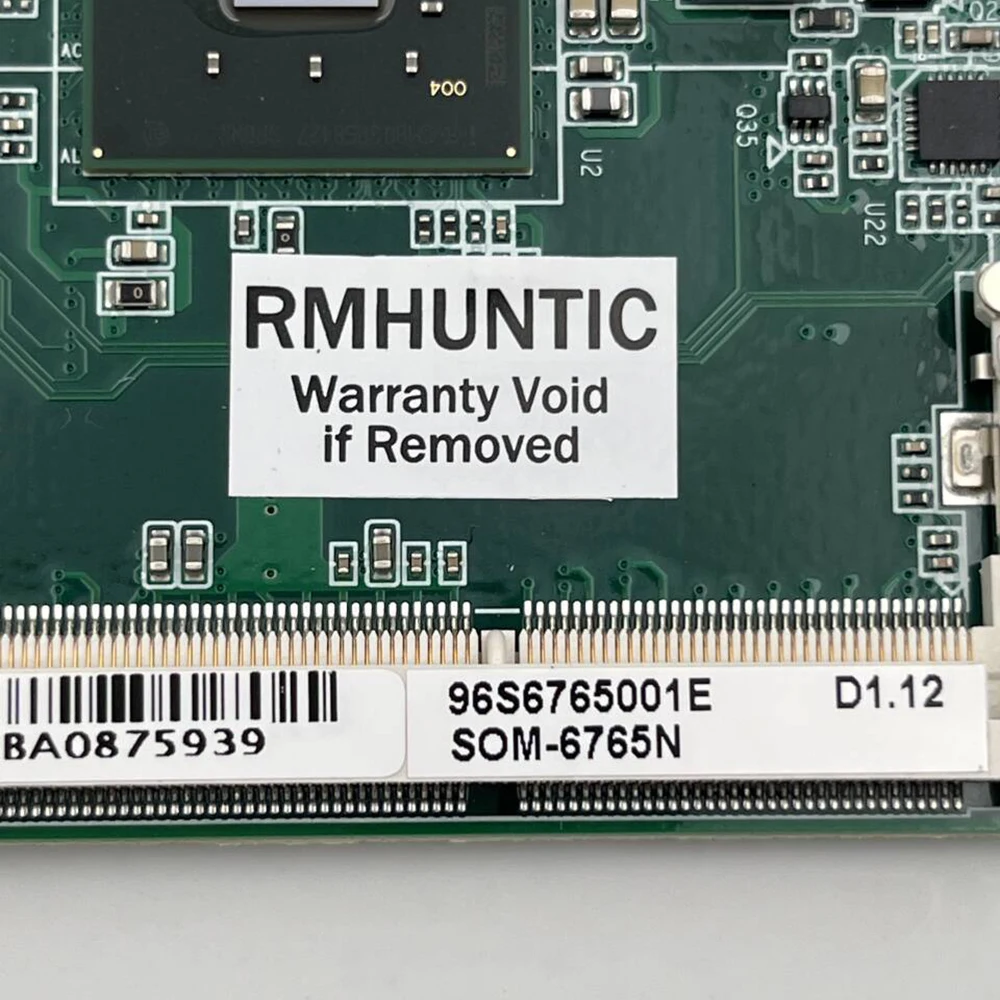 1 قطعة SOM-6765N للوحة الأم Advantech ETX SOM-6765 REV.A1