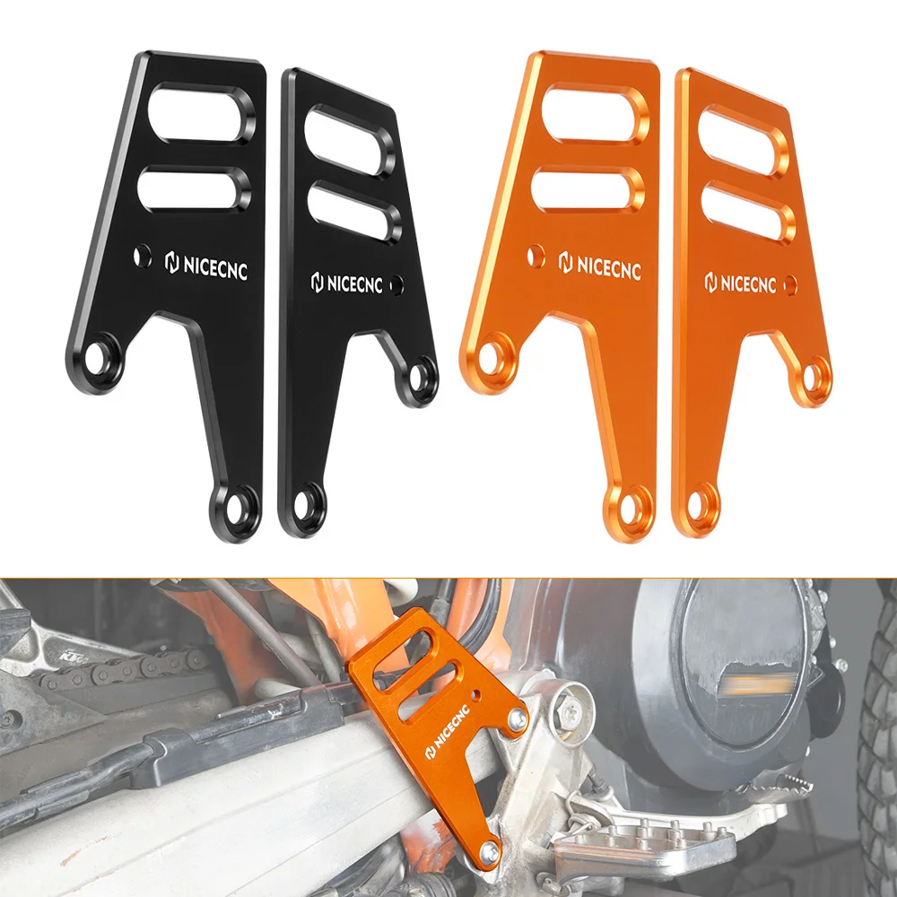 For KTM 690 SMC/R 690 Enduro/R Heel Guard Cover Rackless Bags Loop Brackets for Husqvarna 701 Enduro 701 SM GasGas 700 ES/SM