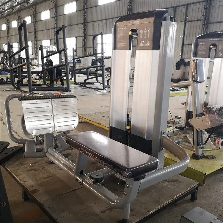 Pin Load Selection Machine, Best Quality Fitness Gym Machine Seated Pin Loaded Lat Pulldown Machine Low Row Machine