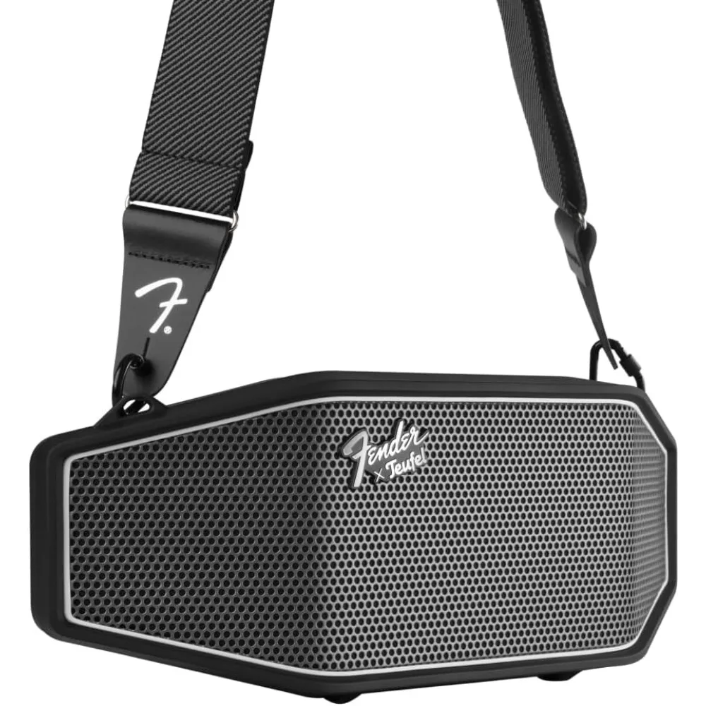 Fender x  ROCKSTER CROSS Portable Wireless Bluetooth Speaker – Rugged, Waterproof, 16 Hours of Battery, Powerful Stereo Sound, S