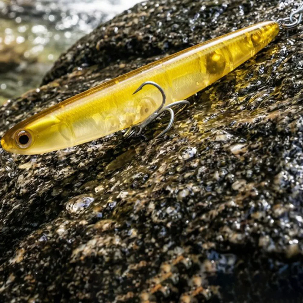 

13g Floating Pencil Bait Optimized for Long Casts in Open Water Targeting For Bass Pike with Sound Attraction Technology