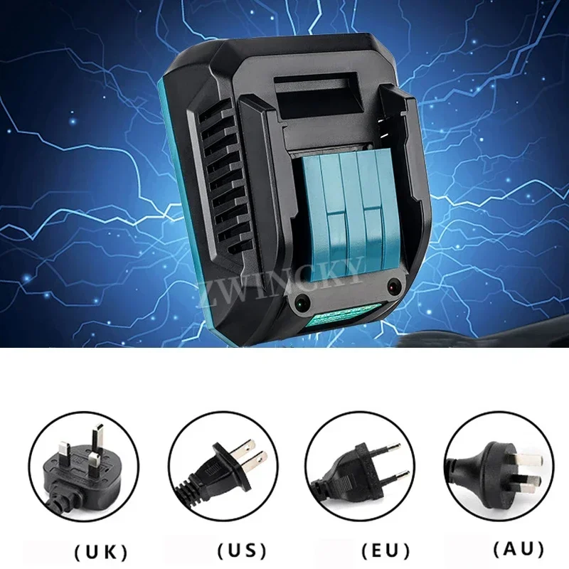 Battery Charger for Makita 18V 14.4V BL1860 BL1850 BL1840 BL1830 BL1820 BL1415 BL1440 DC18RC Li-ion Battery Charger Tool Charger