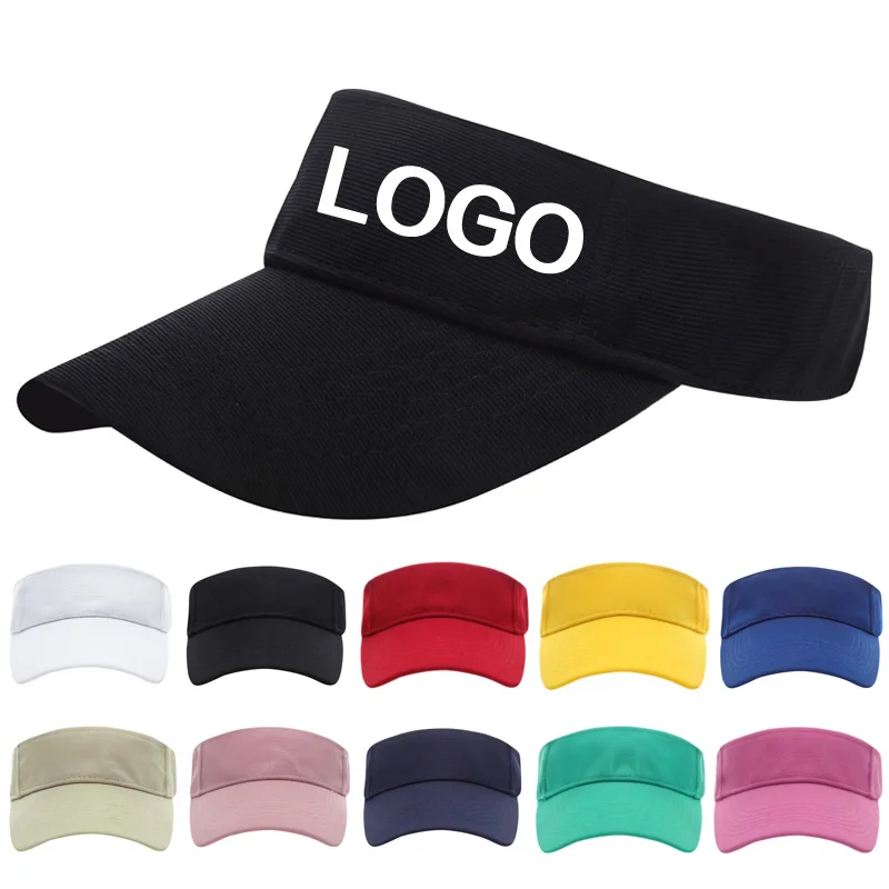 High end fashion empty top sun hat custom logo for men and women\'s duck tongue cap baseball cap DIY embroidery