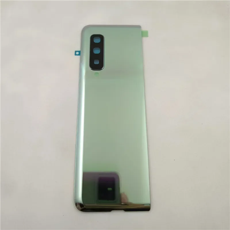 Back Battery Cover Rear Door Housing Case Replacement Repair Parts with Camera Lens for Samsung Galaxy Z Fold 1 F900