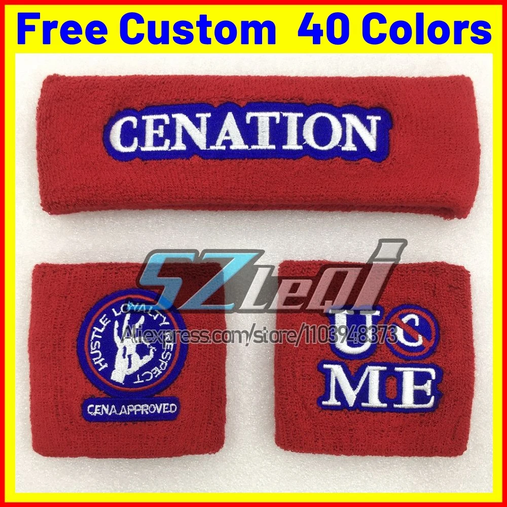 2024 Cotton Unisex Sports Sweatband For JOHN CENA Wristband Gym Running Safety Wrist Support Brace Wrap Bandage Wrist Protector