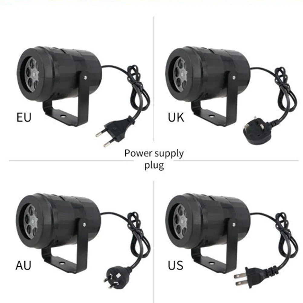 

1 pc Rotating Projection Led 360° Super Bright Holiday Decorative Lamp For Christmas Halloween Party Kids Room Home Bar Club