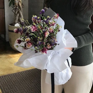 ورق تغليف الأزهار ، ورق الكرافت ، ورق سكرابوكينغ ، تغليف هدايا الحفلات ، تغليف زهور زخرفية ، 75 × 52 سم ، 40 قطعة أعلى 8 مبيعات لأوراق الماريجوانا - رقم 8