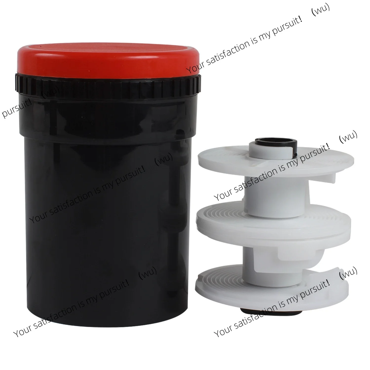 

AP Double Core Rinse Tank 135 120 Universal, Black and White Film Rinse Tool Color Film Development Tank Darkroom