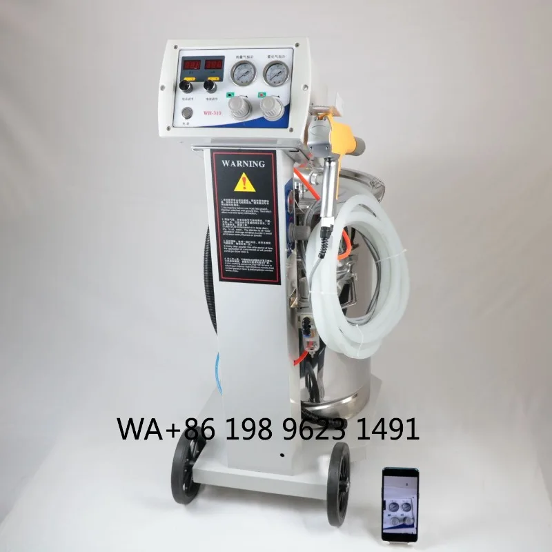 High Efficiency Spraying , Powder Coating Equipment for Large Batch Metal Craft Coating Production