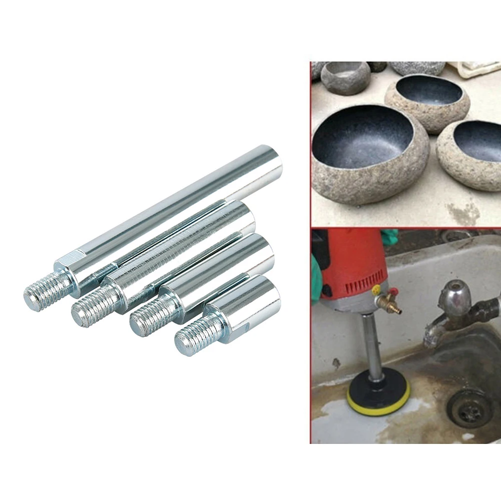 4pcs Extension Rod Replacement For Angle Grinder Polisher 40mm 60mm 80mm 140mm Extension Connecting Rod M10 Thread Adapter Shaft