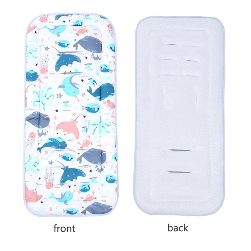 Funda cojín algodón transpirable para cochecito de bebé - imagen 4