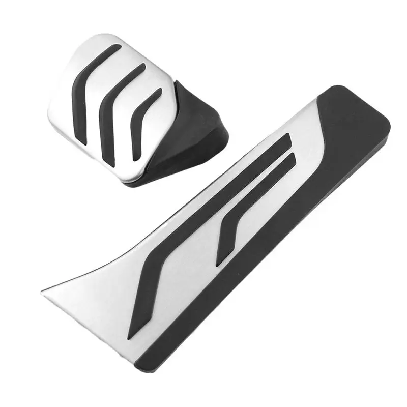 Gas Brake Pedal Covers For BMW 1 Set No Drill Stainless Steel For Models G20 G21 G28 3 Series G30 G31 G38 5 Series-ABQA