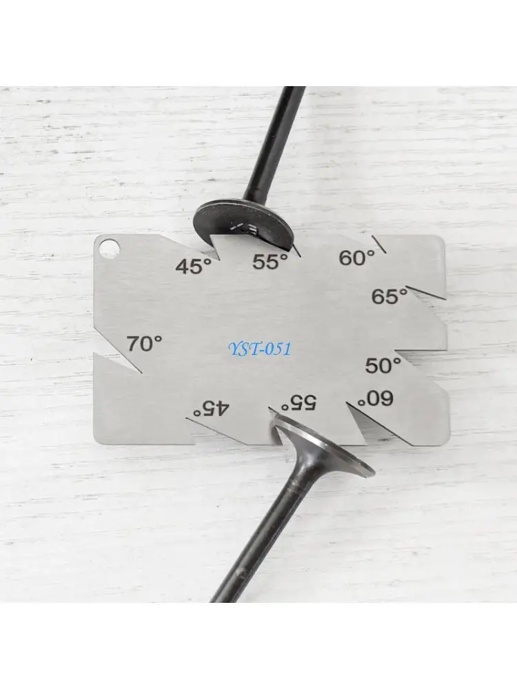 E15A Corrosion Resistant Stainless Steel Valves Angled Finders Gauge Ruler For Mechanic