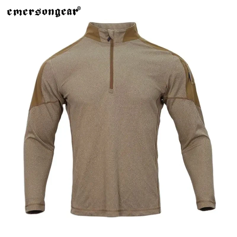 Emersongear BlueLabel Tactical Hunter Long Sleeve Polo Shirt Daily Tops T-shirt Fitness Commuter Hiking Sport Outdoor Hunting