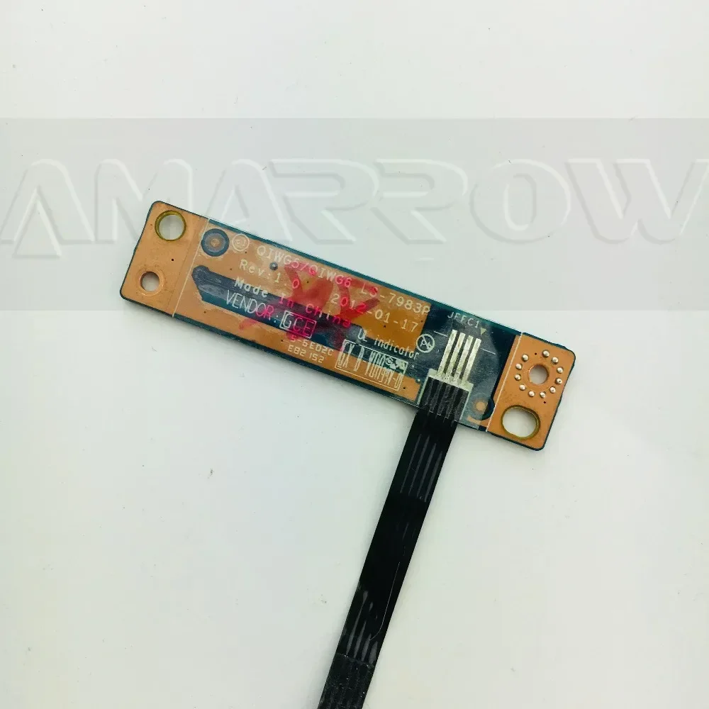 Original for Lenovo G485 Power Button Board Switch Board LS-7983P Cable 12cm
