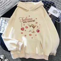 Sabrina Carpenter hoodie comic winter patterned harajuku female pullover pattern soft fabric