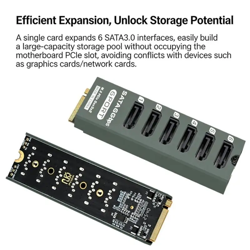 

Efficient M.2 SATA3 Expansion Card Featuring Overcurrent Protections And Easy Installation Durability