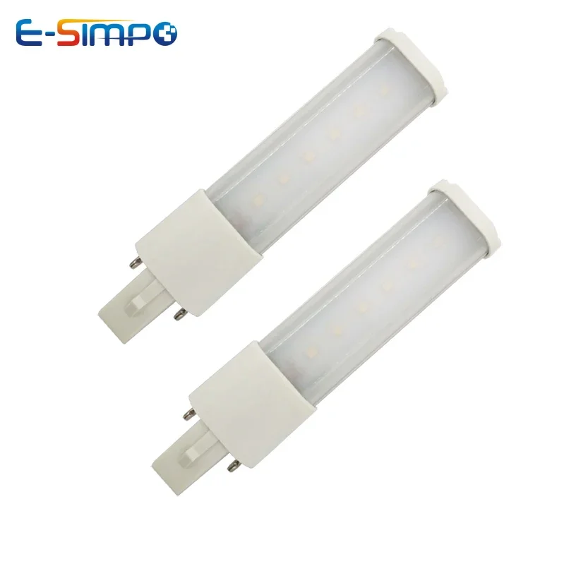 1PC G23 LED Sideview Plug Lamp L107mm/3W L135mm/4W 2835 Desk Read Table Tube 110V/220V 180Degree Horizontal PLS CFL Replacement