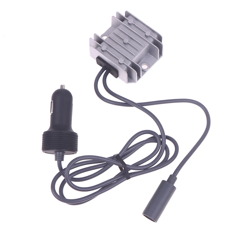 1pc Mini Cable Car Adapter With Step Up Converter 12V Power Cable With Cigarette Lighter Plug 12-24V To 30V 3.5A Conversion