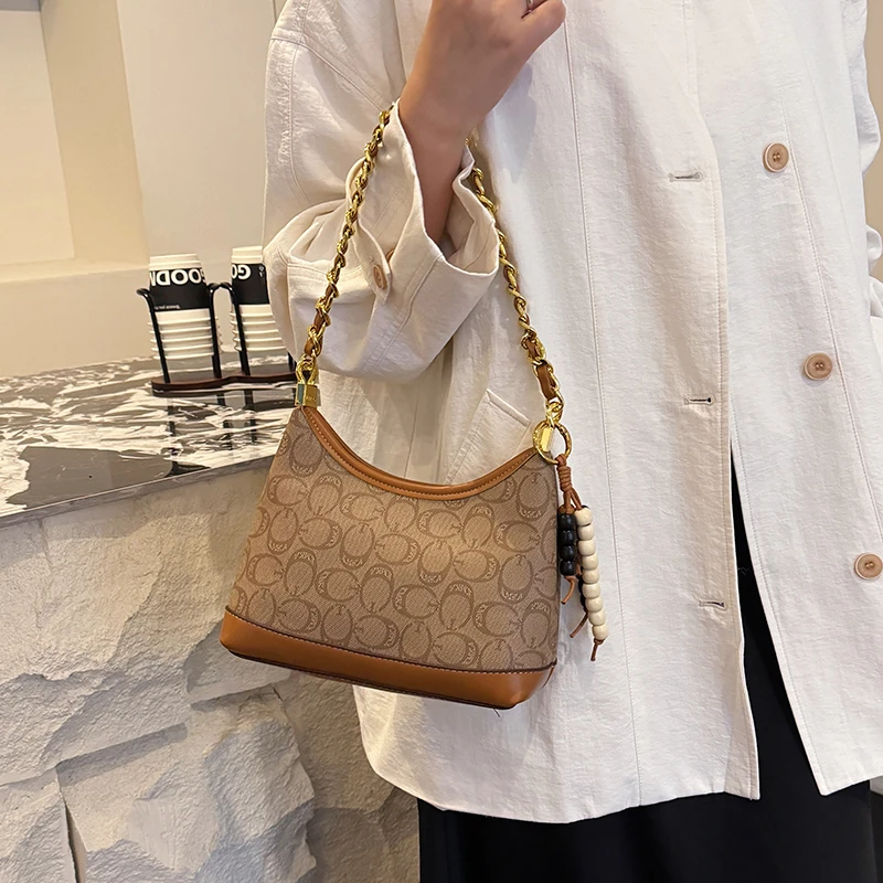 

Elegant Women Luxury High End Leather Tote Bag Fashion Classic Shoulder Handbag Daily Crossbody Style For Lady Use